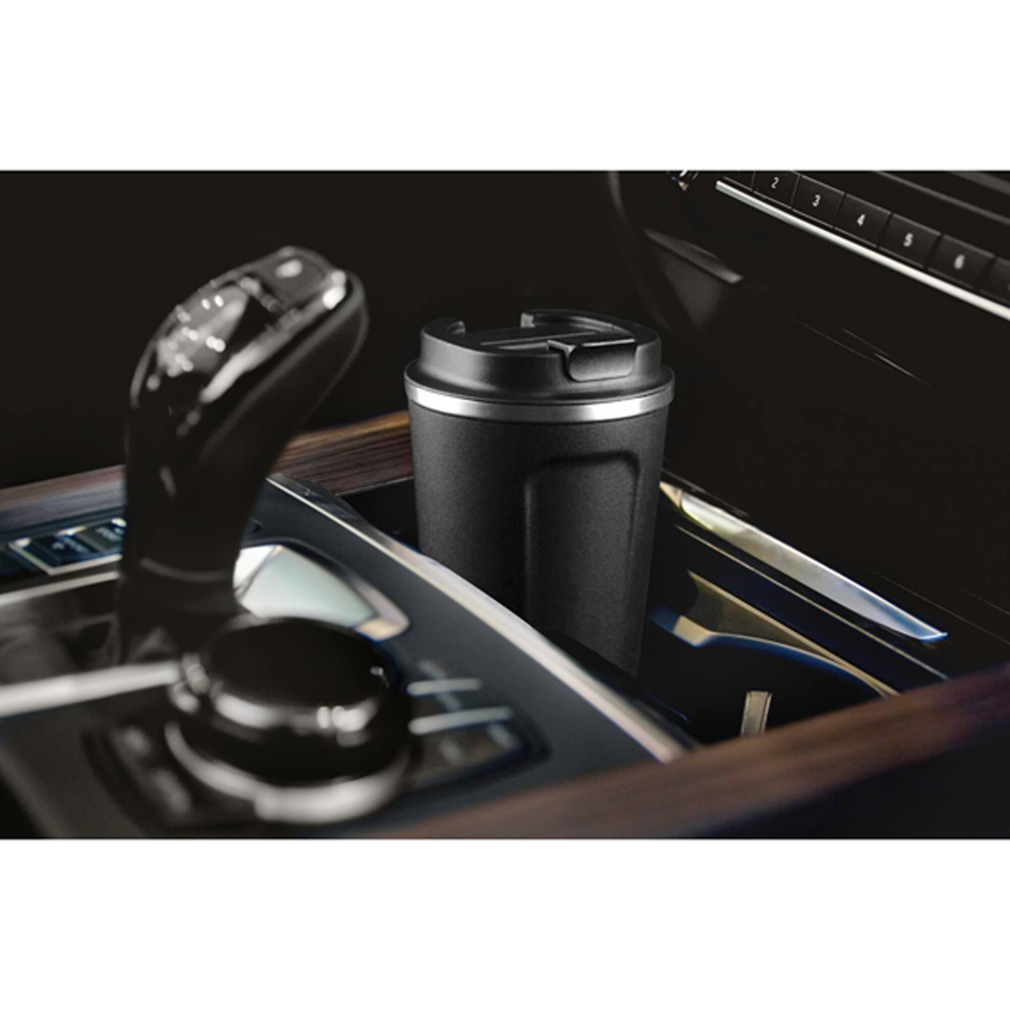 Asobu® 13oz. Black Compact Café Insulated Travel Mug